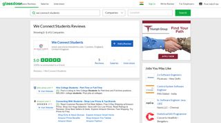 
                            8. We Connect Students Reviews | Glassdoor.co.in