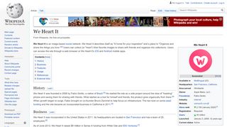 
                            8. We Heart It - Wikipedia