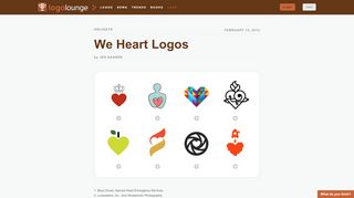 
                            13. We Heart Logos | Articles | LogoLounge