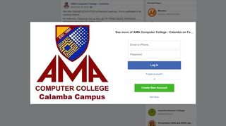 
                            12. We offer ONLINE EDUCATION or Blended... - AMA Computer ...