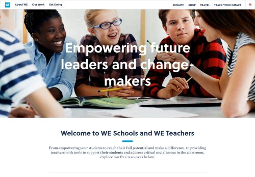 
                            5. WE Schools | Educational Resources & Service Learning Campaigns