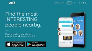 
                            2. We3: Find friends nearby | How to Meet New People & Make Friends