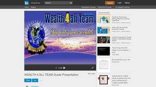 
                            4. WEALTH 4 ALL TEAM Guide Presentation - SlideShare