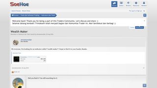 
                            10. Wealth Maker | Traders Forum & Learning Center - Soehoe