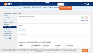 
                            8. Wealth tree advisors pvt ltd Stock/Share Price, Latest BSE/NSE Wealth ...