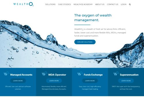 
                            11. WealthO2: Wealth Management Software Solutions for Advisers