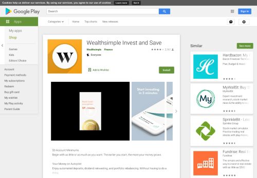 
                            8. Wealthsimple - Apps on Google Play