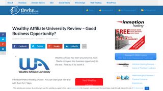 
                            5. Wealthy Affiliate University Review - Really Worth It? |