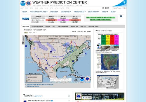 
                            9. Weather Prediction Center (WPC) Home Page