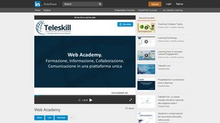 
                            8. Web Academy Teleskill Italia - SlideShare