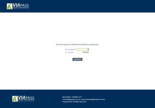 
                            3. WEB_Actualiza Cliente Login - VIAPass