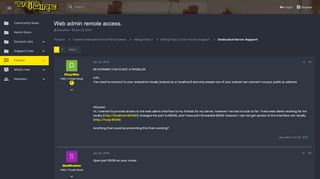 
                            1. Web admin remote access. - Tripwire Interactive Forums