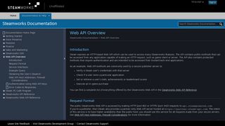 
                            12. Web API Overview (Steamworks Documentation)
