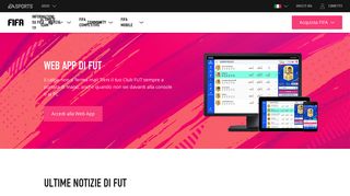 
                            2. Web App di FUT e Companion App di FIFA - FIFA 19 - Sito ufficiale EA ...