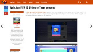 
                            13. Web App FIFA 19 Ultimate Team geopend - FIFA Benelux