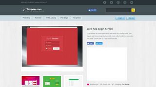 
                            5. Web App Login Screen | Tempees.com