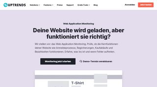 
                            6. Web Application Monitoring | Uptrends
