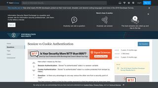 
                            9. web application - Session vs Cookie Authentication - Information ...