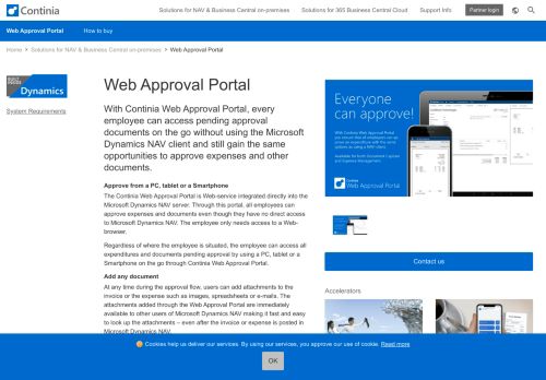 
                            6. Web Approval Portal - approve on the go - Continia