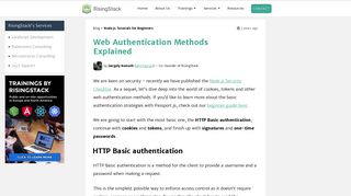 
                            11. Web Authentication Methods Explained | RisingStack