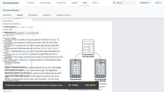 
                            8. Web-based content | Android Developers