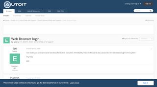 
                            5. Web Browser login - AutoIt General Help and Support - AutoIt Forums