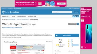 
                            7. Web-Budgetplaner | heise Download