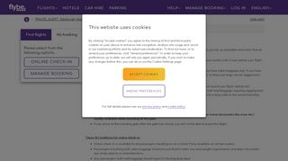 
                            10. Web Check-In | Flybe