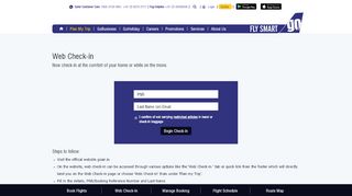 
                            3. Web Check In for Domestic & International Flights - GoAir