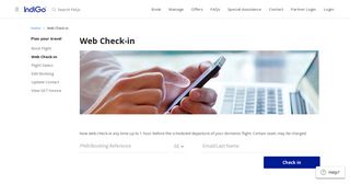 
                            8. Web check-in to skip the long airport queues | IndiGo