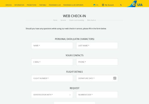 
                            4. Web check-in – Ukraine International Airlines (UIA) (Ukraine)