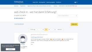 
                            10. web check in - wer hat damit Erfahrung? | Airlines Forum • HolidayCheck