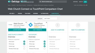 
                            12. Web Church Connect vs TouchPoint Comparison Chart of Features ...