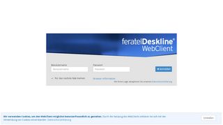 
                            1. Web-Client Login - deskline.net