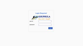 
                            10. Web Content - Login Required - Khuphula