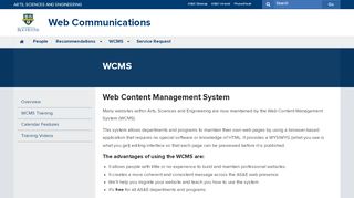 
                            10. Web Content Management System (WCMS) : Arts, Sciences and ...