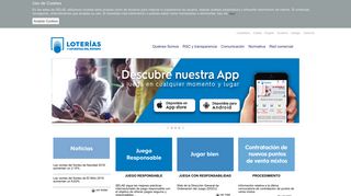 
                            6. Web corporativa - Loterías y Apuestas del Estado