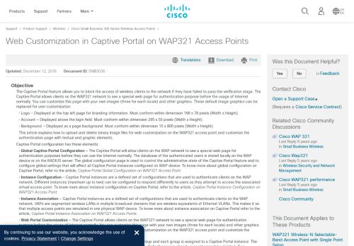 
                            9. Web Customization in Captive Portal on WAP321 Access Points - Cisco