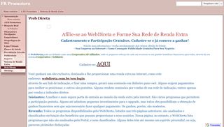 
                            3. Web Direta - FR Promotora - Google Sites