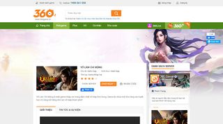 
                            4. Web Game võ lâm chi mộng | 360Game.vn