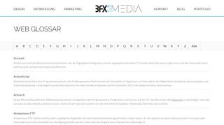 
                            1. Web Glossar | Internetagentur 3FX media GmbH
