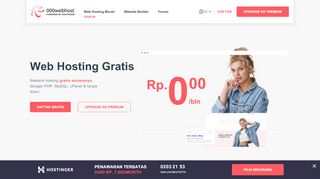 
                            2. Web Hosting Gratis dengan PHP, MySQL dan cPanel ... - 000Webhost