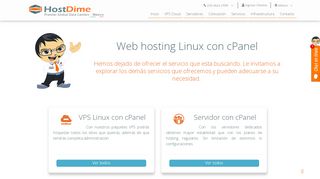 
                            12. Web hosting - Linux con cPanel - HostDime México