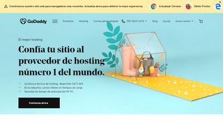 
                            7. Web hosting México | Velocidad y fácil configuración - GoDaddy MX
