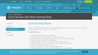 
                            7. Web Hosting Panels - Kamatera