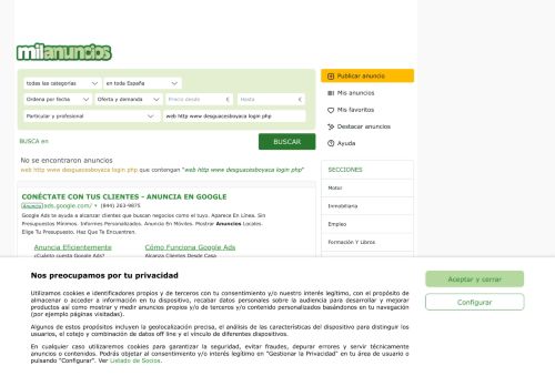 
                            2. WEB HTTP WWW DESGUACESBOYACA LOGIN PHP - Milanuncios