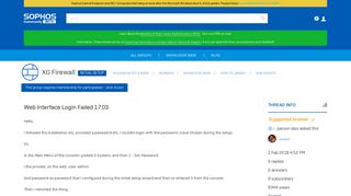 
                            2. Web Interface Login Failed 17.03 - Initial Setup - XG Firewall - Sophos ...