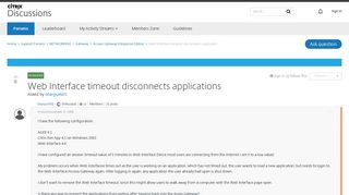 
                            2. Web Interface timeout disconnects applications - Access Gateway ...