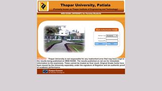 
                            2. Web Kiosk[Internet] - Thapar