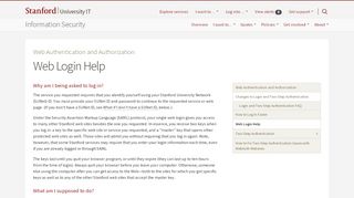 
                            3. Web Login Help - University IT - Stanford University